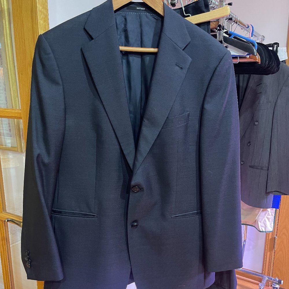 NavyBoot Men's Suit Dark Navy Blue